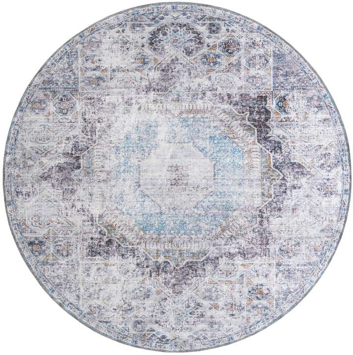 7' 10 x 7' 10 Yara Round Rug