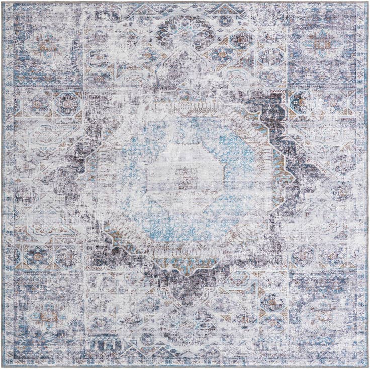 Detail image of 7' 10 x 7' 10 Yara Square Rug