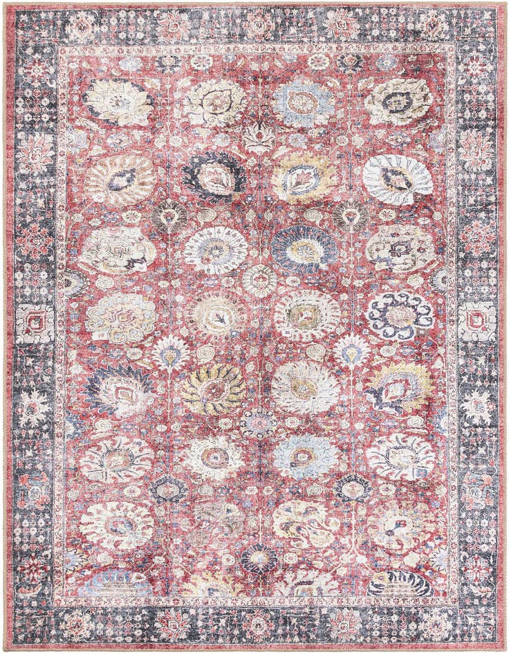 Detail image of 5' 1 x 8' Washable Timeless Rug
