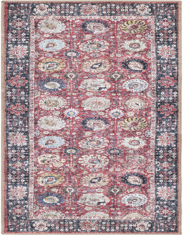 Detail image of 2' x 5' 1 Washable Timeless Runner Rug