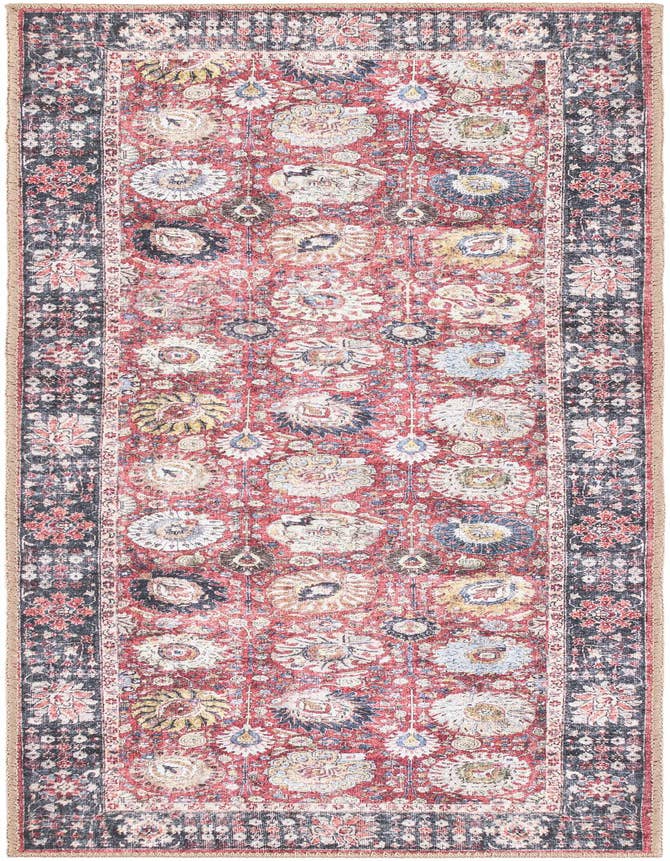 Detail image of 2' x 6' 1 Washable Timeless Runner Rug