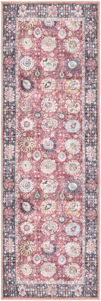 2' x 6' 1 Washable Timeless Runner Rug