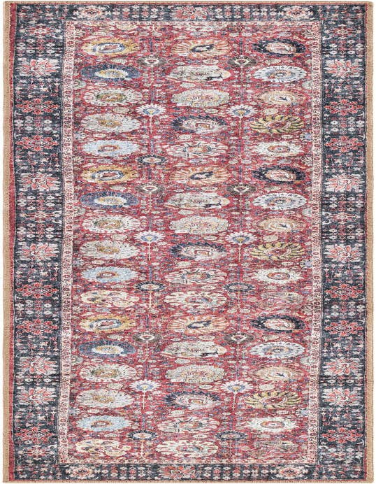 Detail image of 2' x 8' Washable Timeless Runner Rug