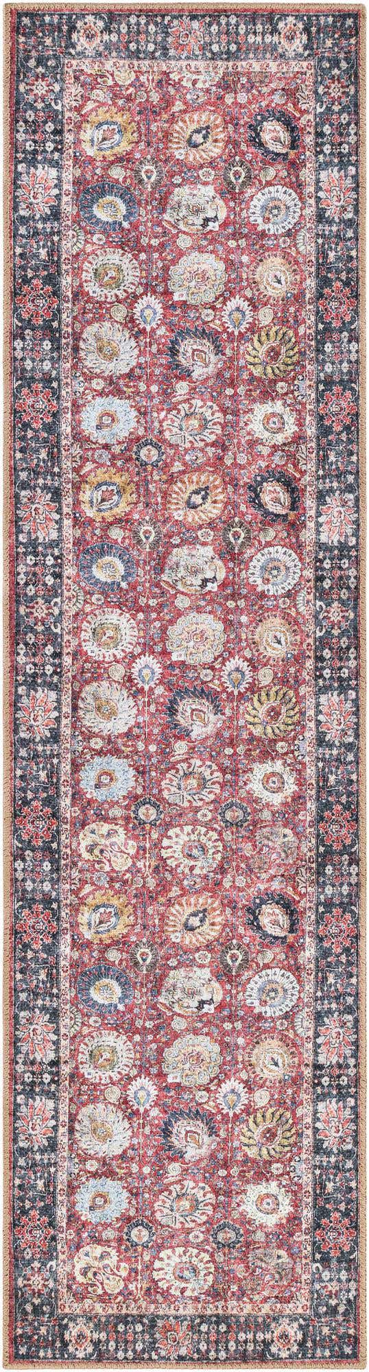 2' x 8' Washable Timeless Runner Rug