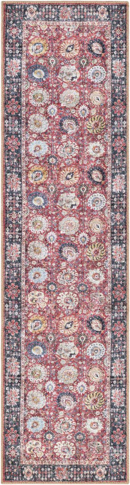 Detail image of 2' x 8' Washable Timeless Runner Rug