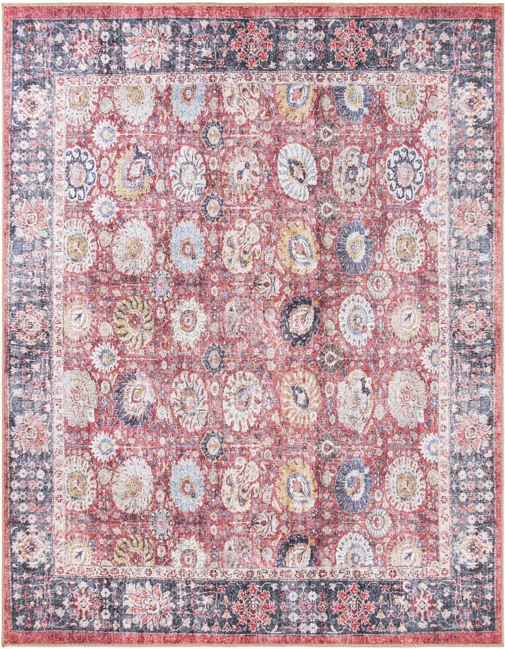 Detail image of 7' 10 x 7' 10 Washable Timeless Square Rug