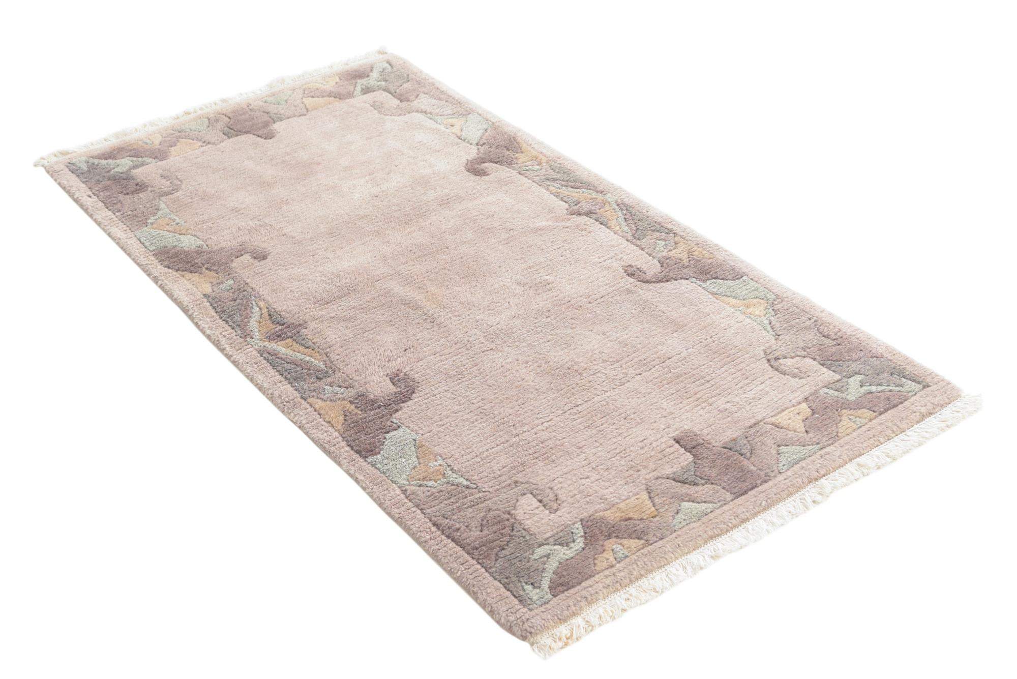 2' 5 x 4' 7 Hand Knotted Nepal Wool Rug