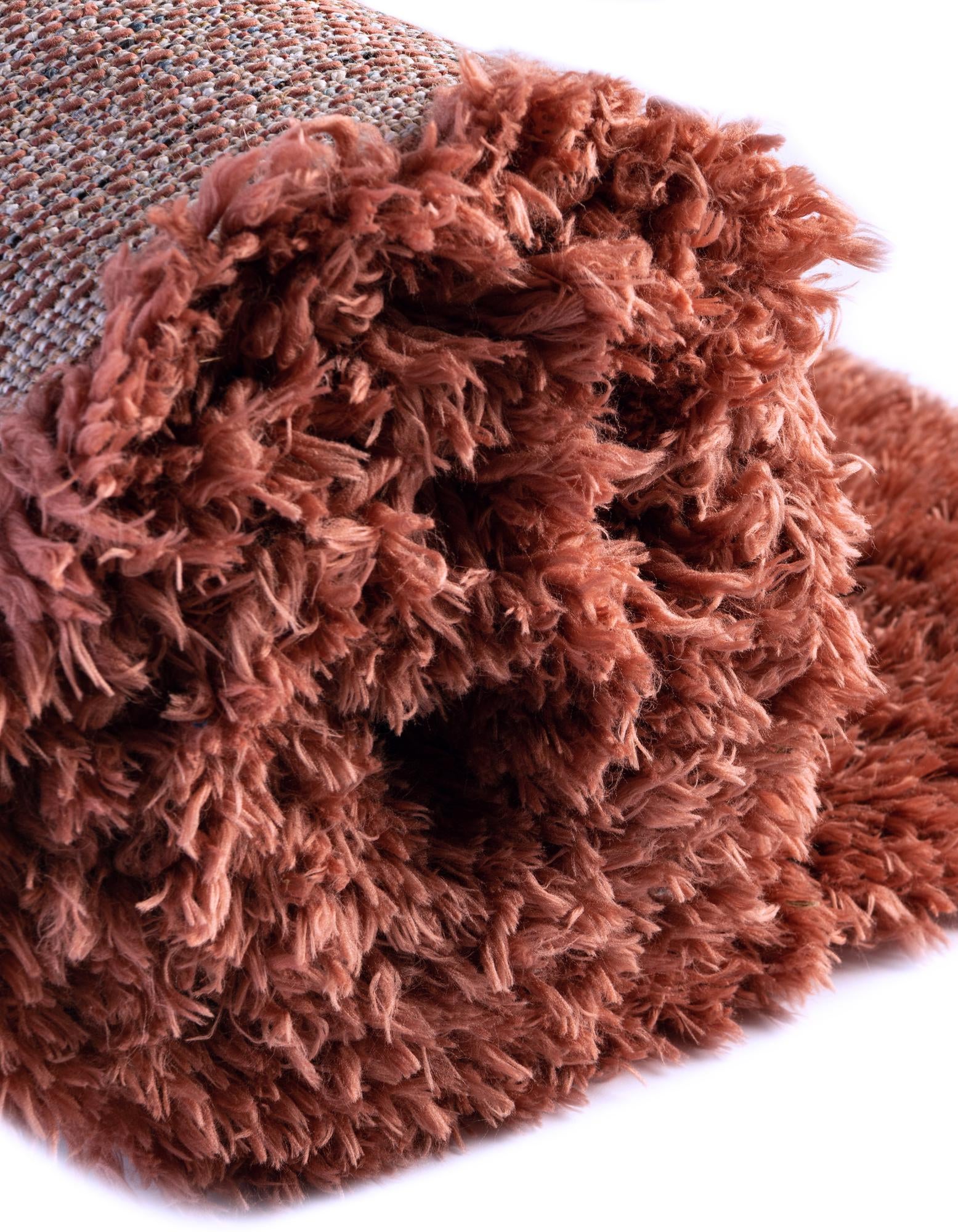 4' x 4' Infinity Shag Round Rug