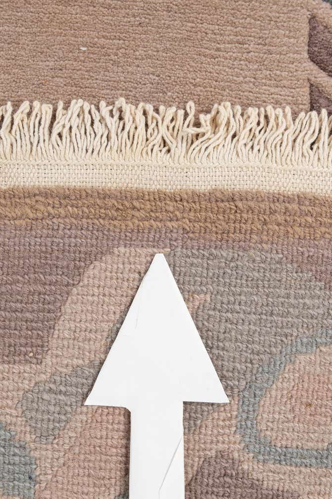 5' 1 x 5' 4 Hand Knotted Nepal Wool Square Rug