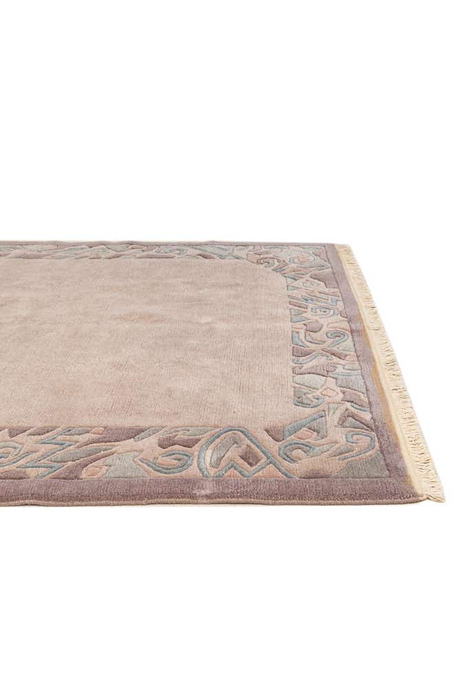 5' 1 x 5' 4 Hand Knotted Nepal Wool Square Rug