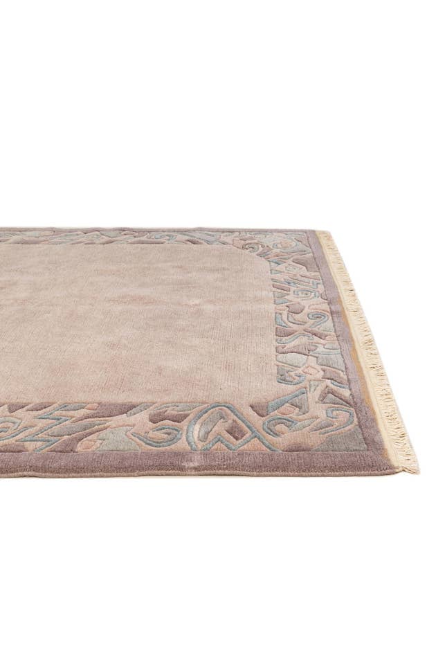 Detail image of 5' 1 x 5' 4 Hand Knotted Nepal Wool Square Rug