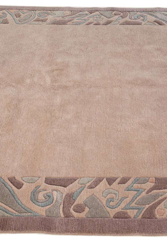 5' 1 x 5' 4 Hand Knotted Nepal Wool Square Rug