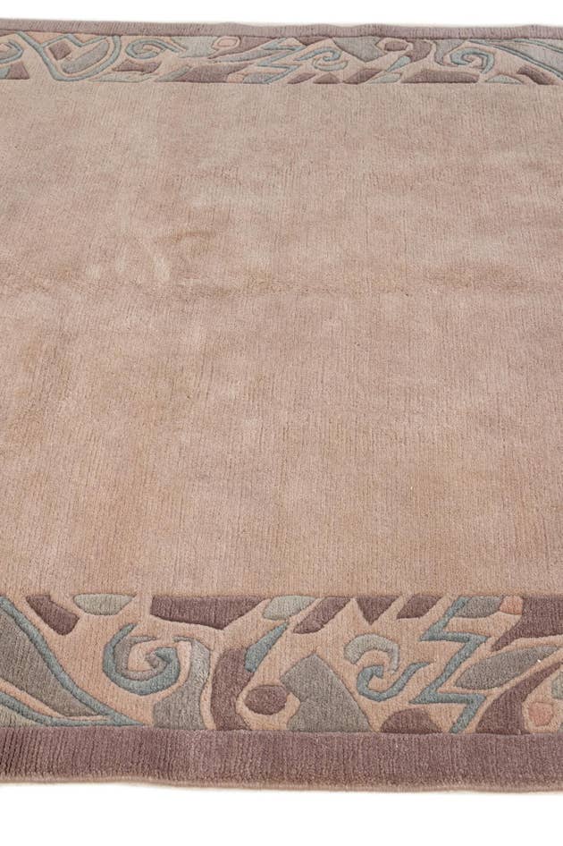 Detail image of 5' 1 x 5' 4 Hand Knotted Nepal Wool Square Rug