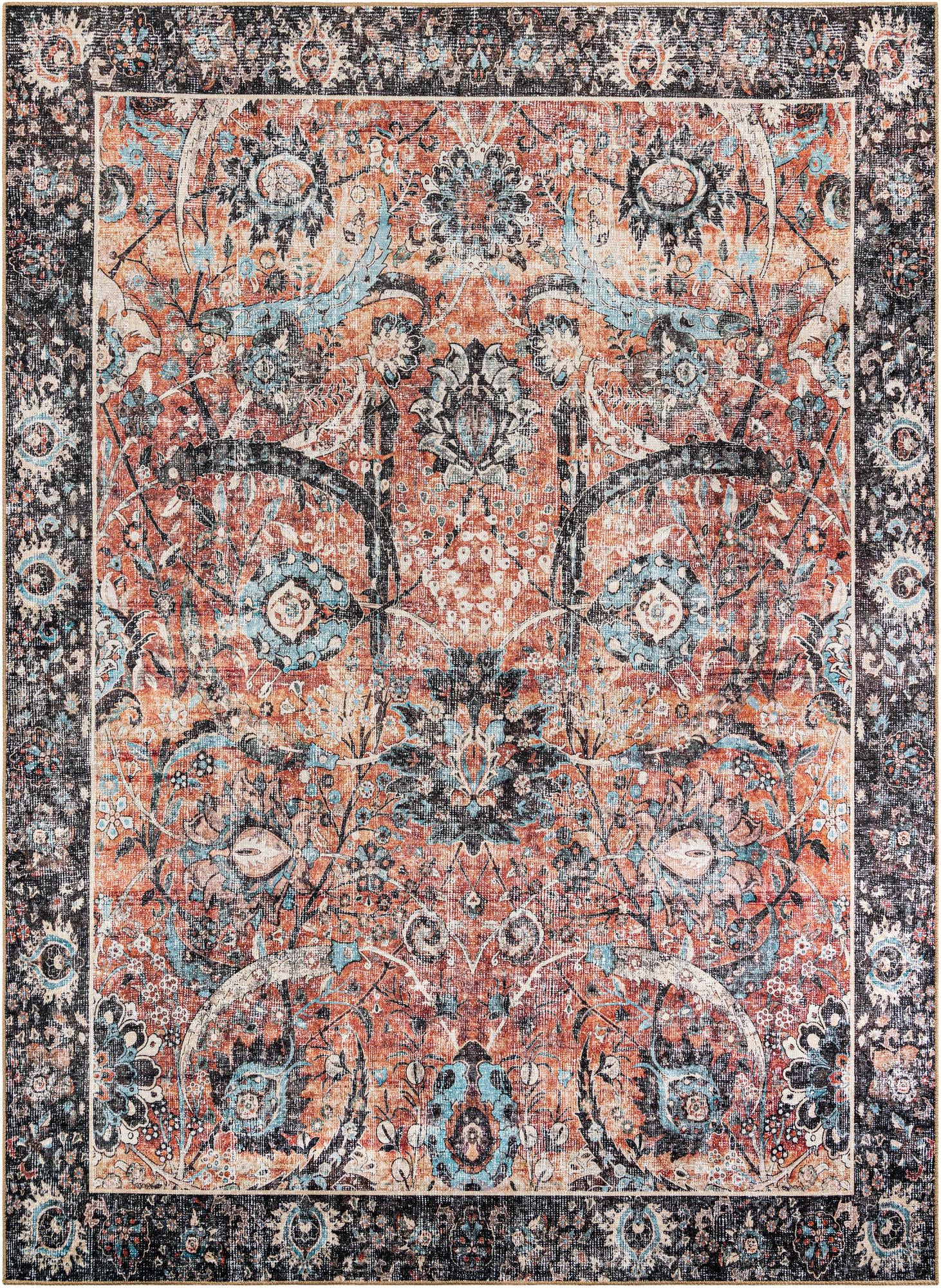 Rug Vintage Rust Red Swatch link
