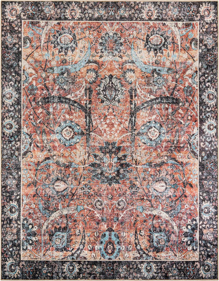 Detail image of 9' 5 x 13' 1 Washable Timeless Rug