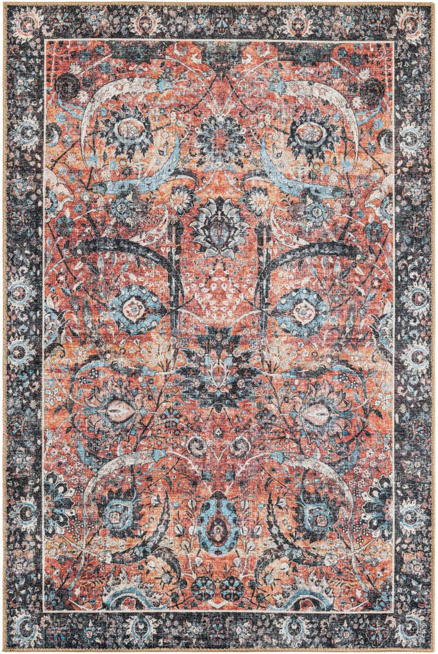 Detail image of 4' 1 x 6' 1 Washable Timeless Rug