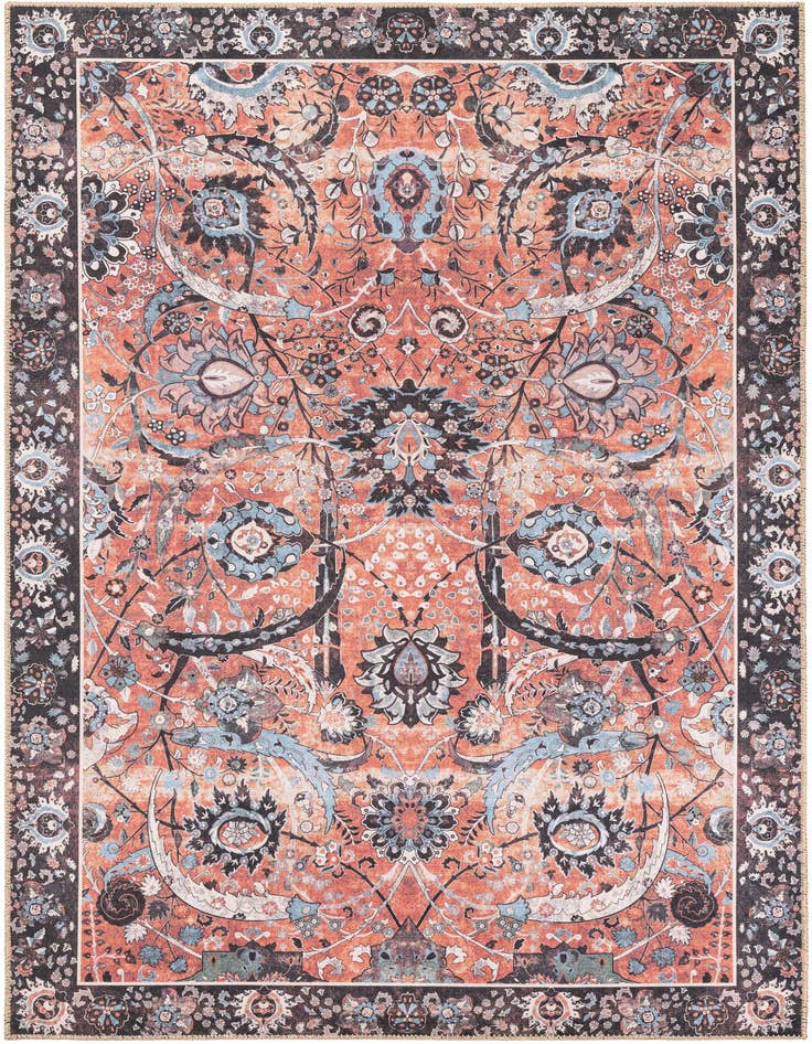 Detail image of 5' 1 x 8' Washable Timeless Rug