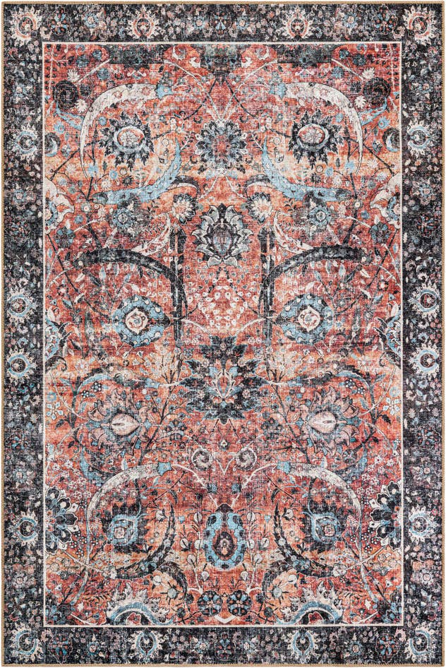 Detail image of 6' 1 x 9' Washable Timeless Rug