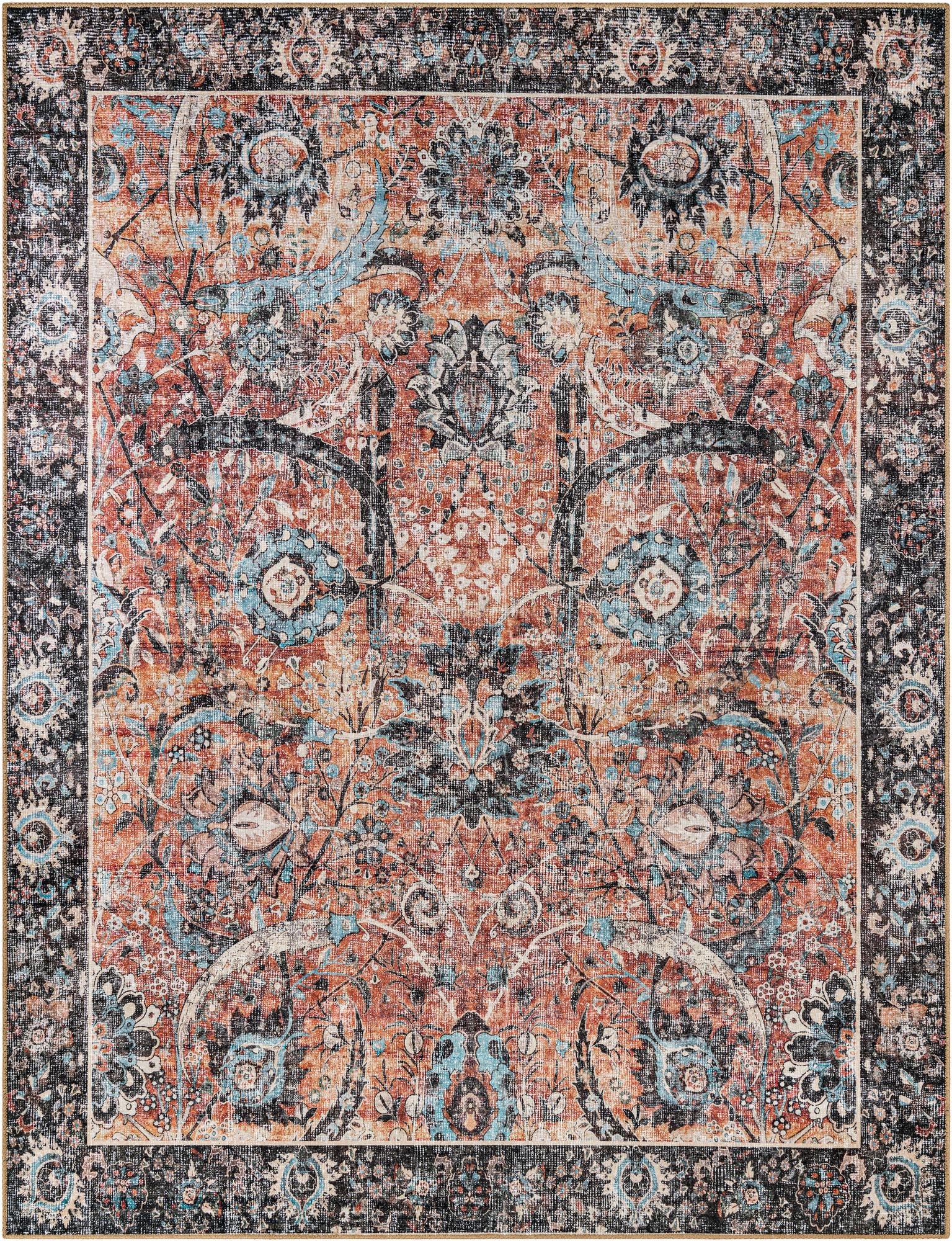Rug Vintage Rust Red Swatch link