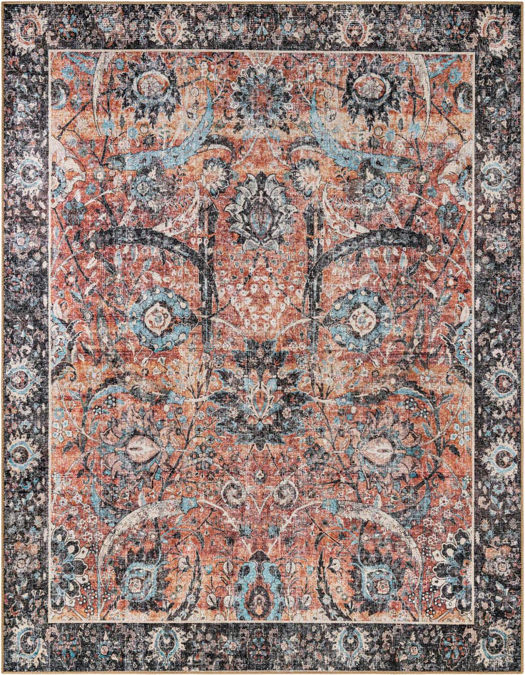 Detail image of 7' 10 x 10' Washable Timeless Rug