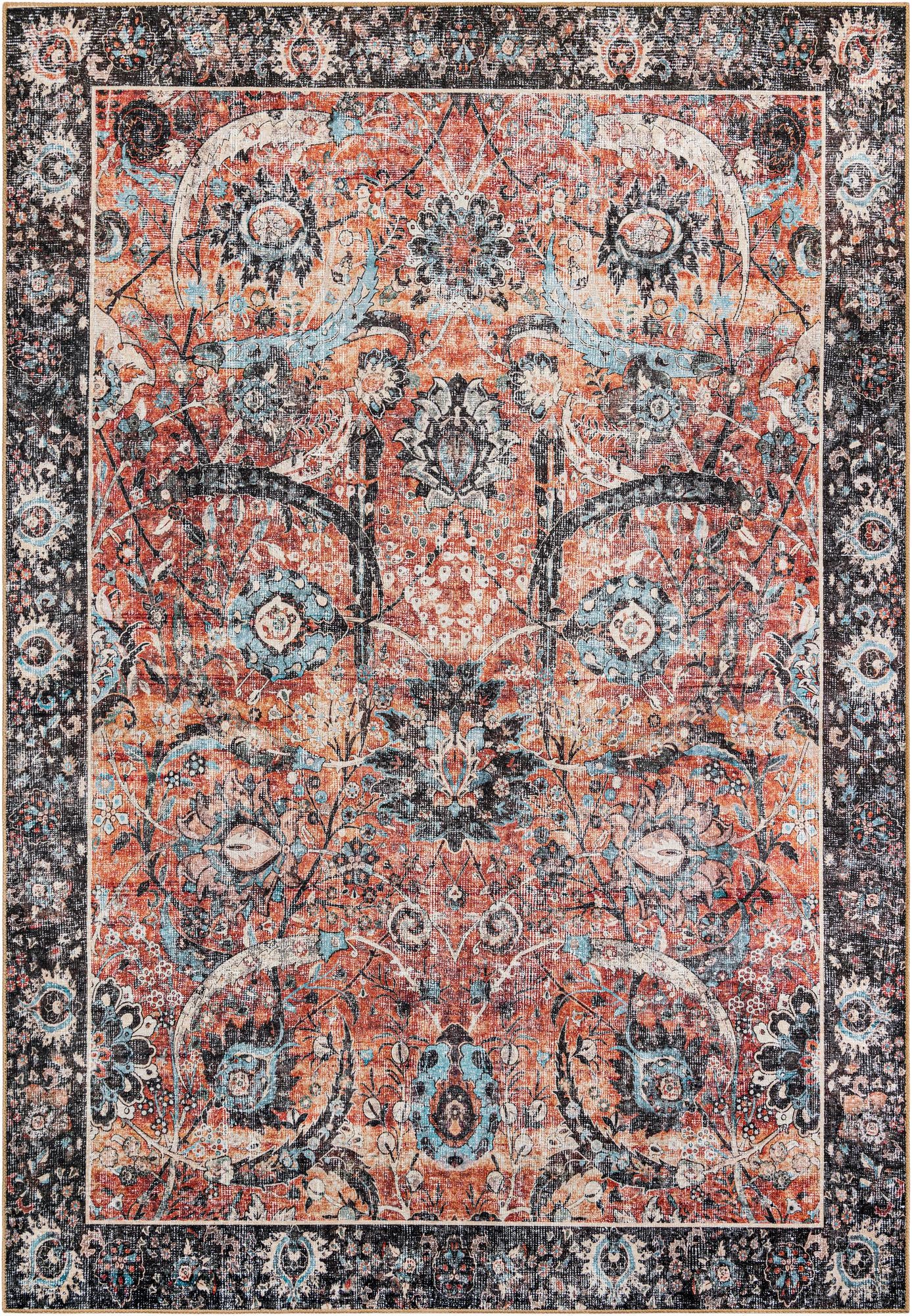 Rug Vintage Rust Red Swatch link