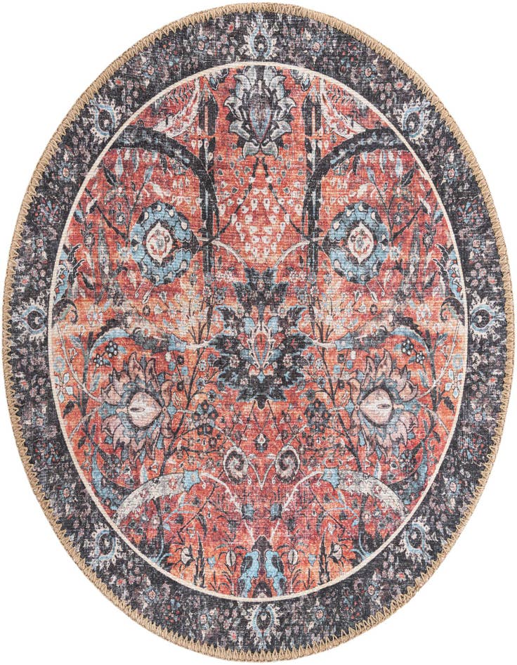 Detail image of 2' x 2' Washable Timeless Round Rug