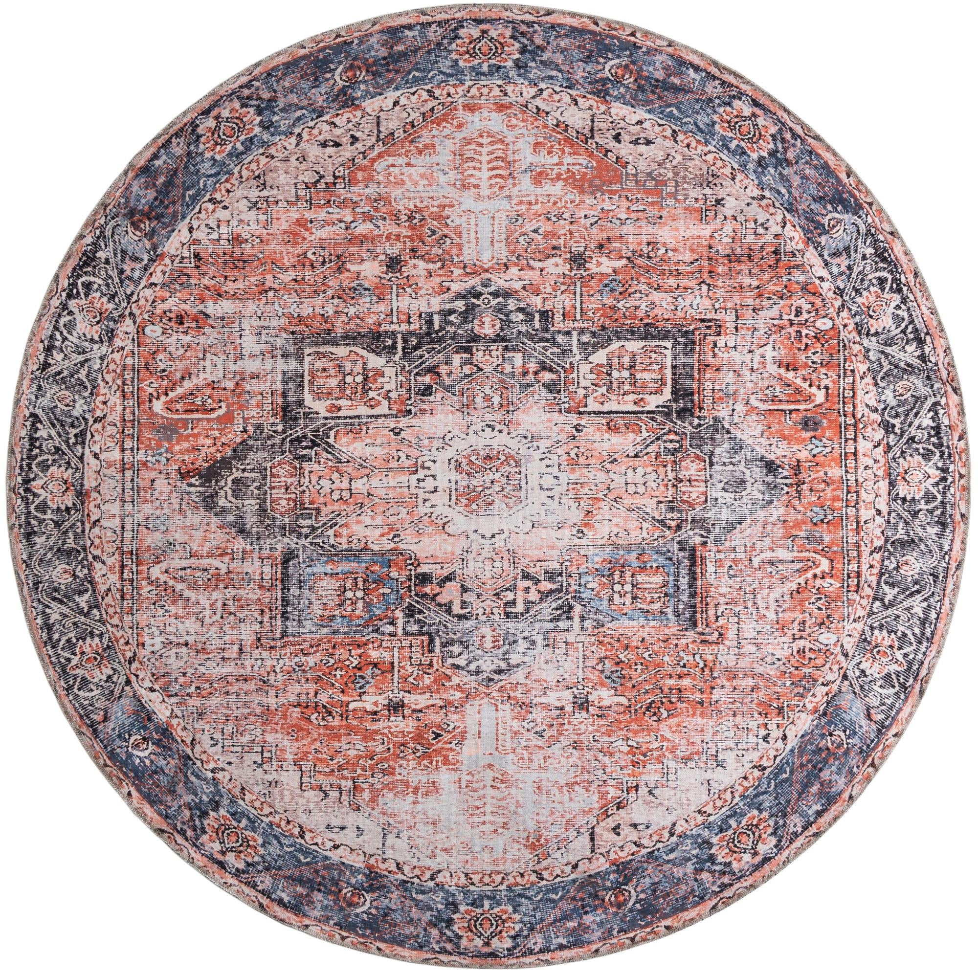 7' 10 x 7' 10 Yara Round Rug