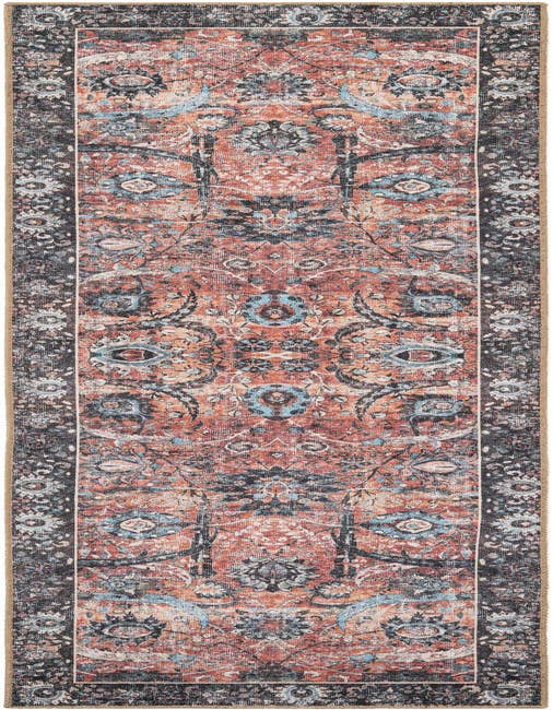 Detail image of 2' 7 x 10' Washable Timeless Runner Rug