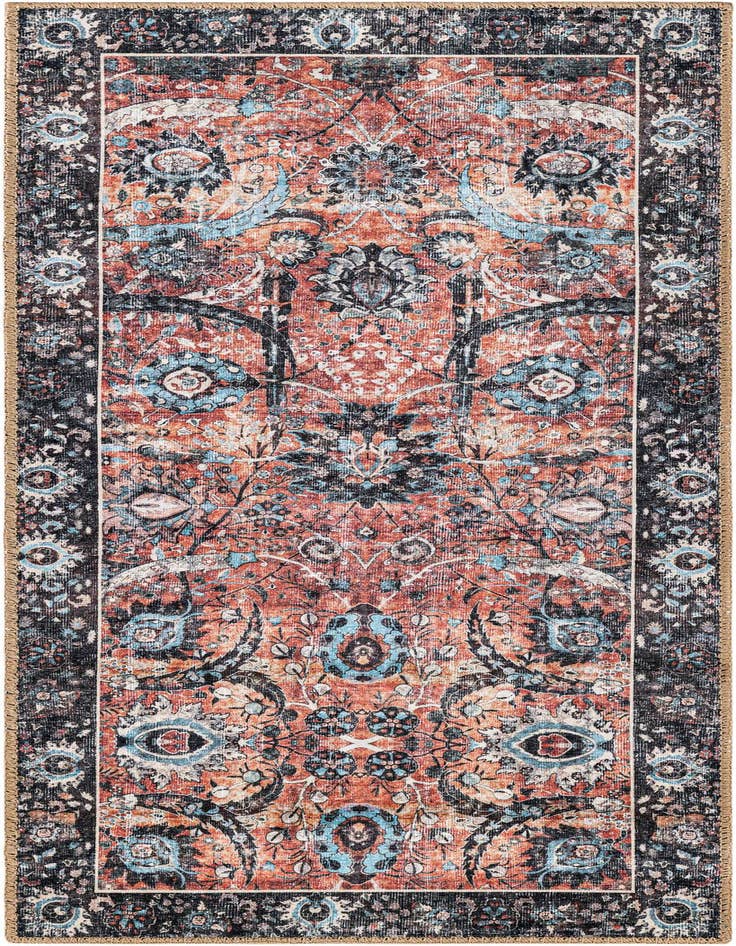 Detail image of 2' x 5' 1 Washable Timeless Runner Rug