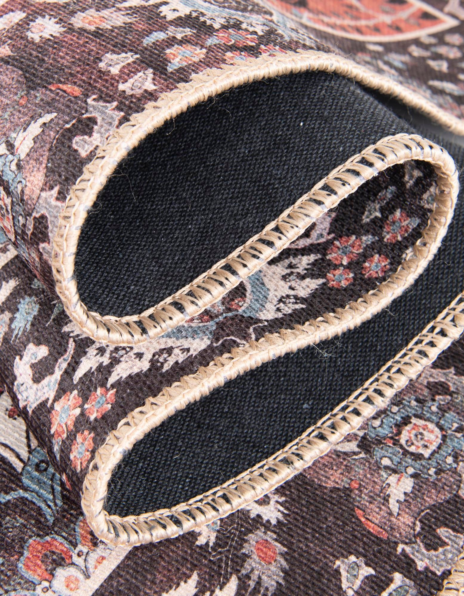 2' 7 x 12' Washable Timeless Runner Rug