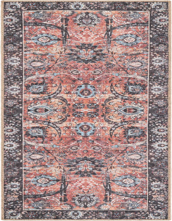 Detail image of 2' x 6' 1 Washable Timeless Runner Rug