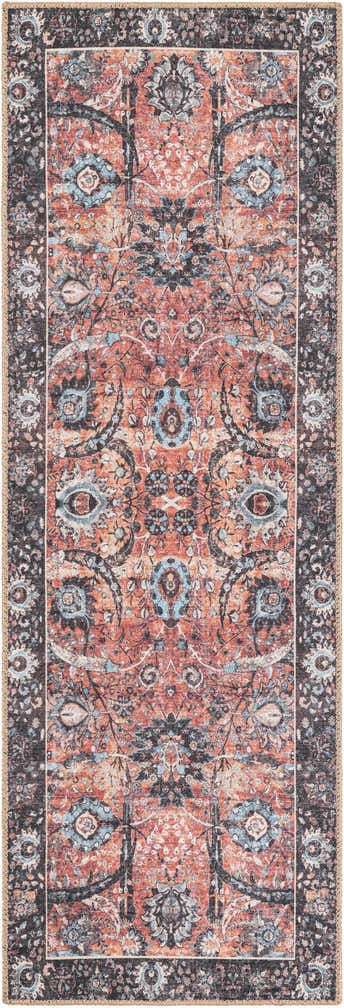 2' x 6' 1 Washable Timeless Runner Rug