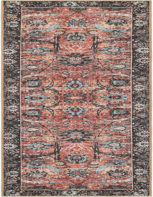 Detail image of 2' x 8' Washable Timeless Runner Rug