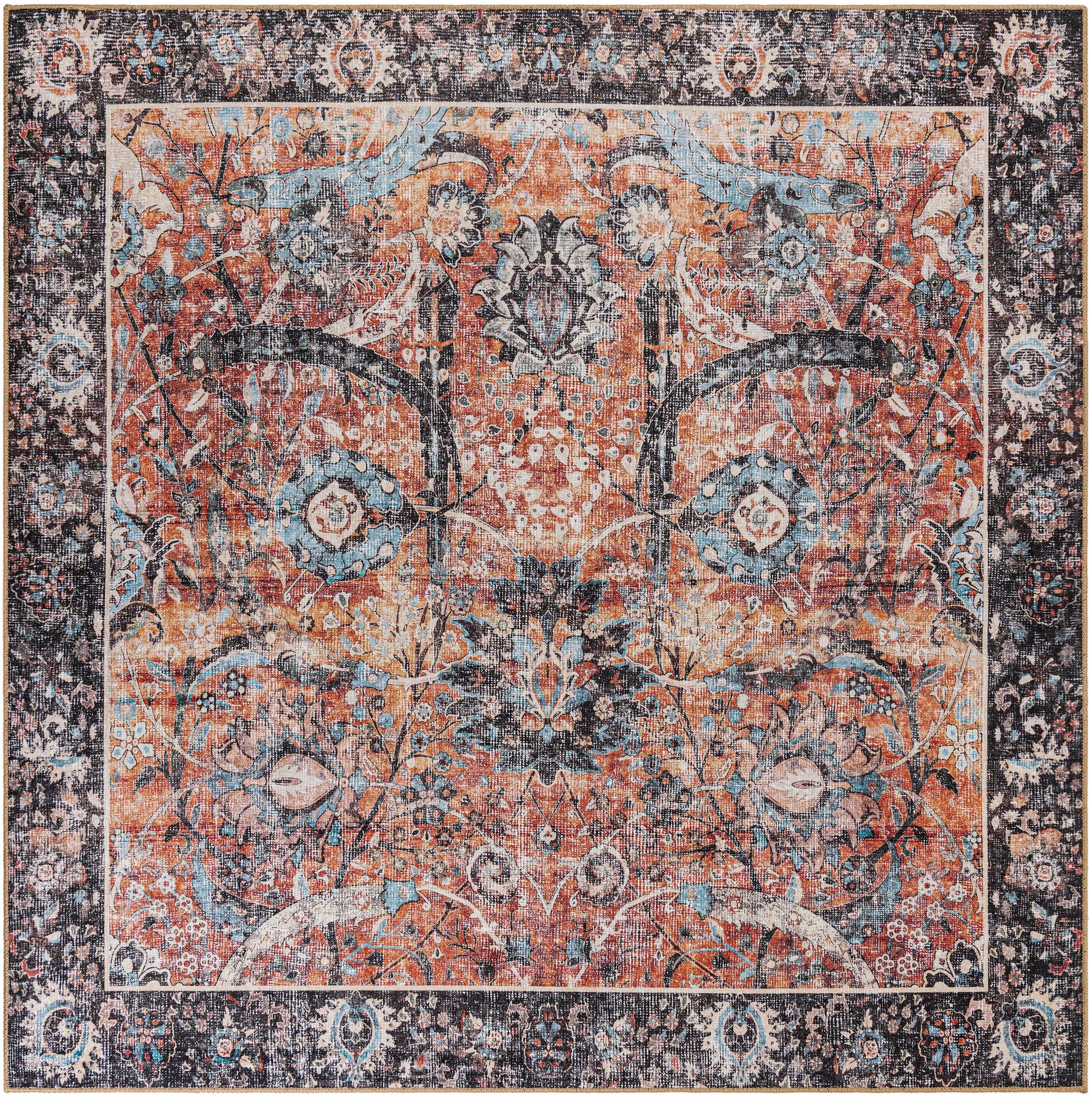 Rug Vintage Rust Red Swatch link