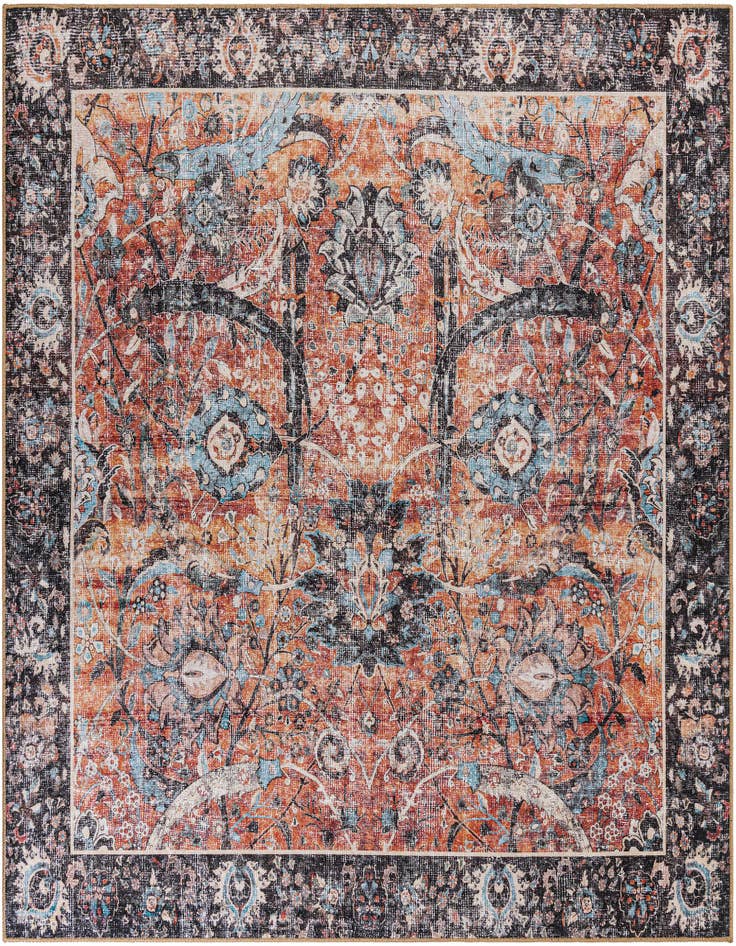 Detail image of 7' 10 x 7' 10 Washable Timeless Square Rug