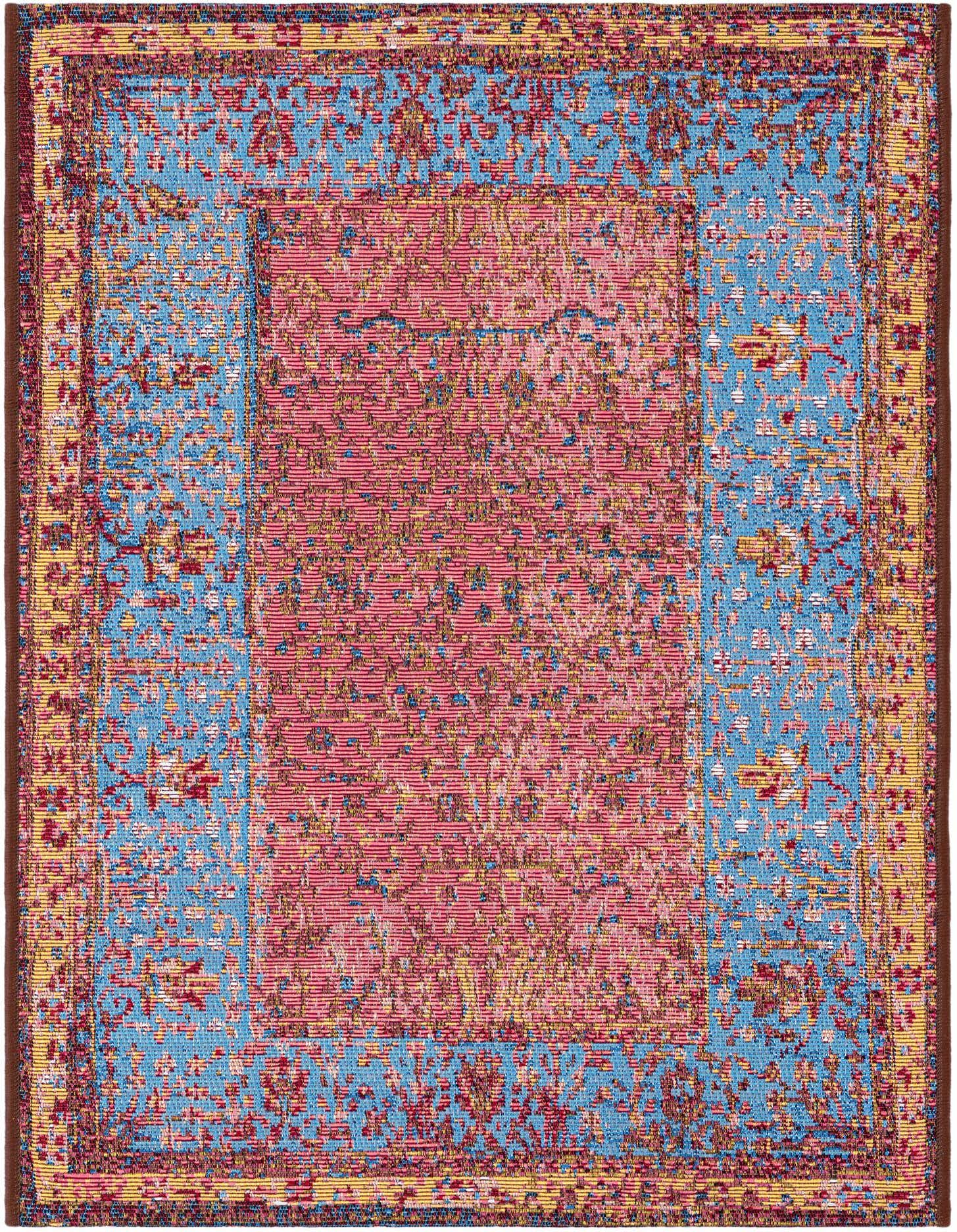 Primary image 2' x 3' 1  Washable Traditional Indoor / Outdoor Rug
