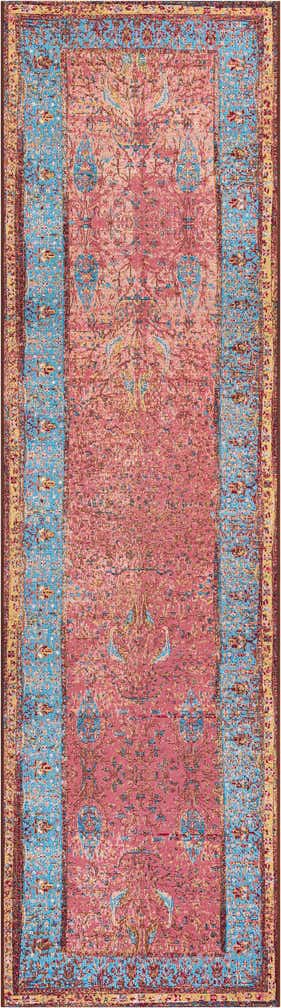 2' 7 x 10' Easy-Clean Traditional Indoor / Outdoor Runner Rug