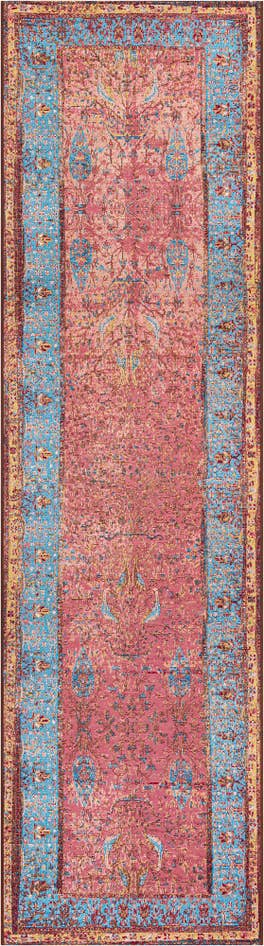 Detail image of 2' 7 x 10' Easy-Clean Traditional Indoor / Outdoor Runner Rug