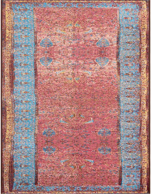 Detail image of 2' 7 x 12' Easy-Clean Traditional Indoor / Outdoor Runner Rug