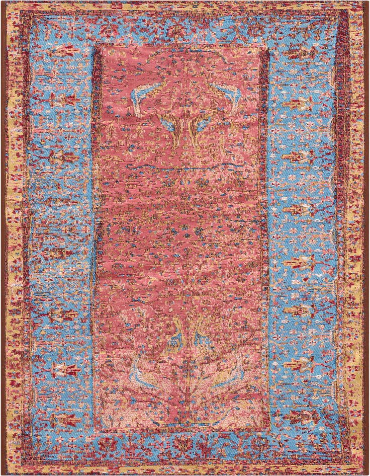 Detail image of 2' x 5' 1 Easy-Clean Traditional Indoor / Outdoor Runner Rug