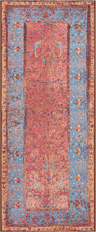 Detailansicht von 60cm x 155cm Leicht zu reinigen Traditional Innen- / Aussenbereich Läufer Teppich