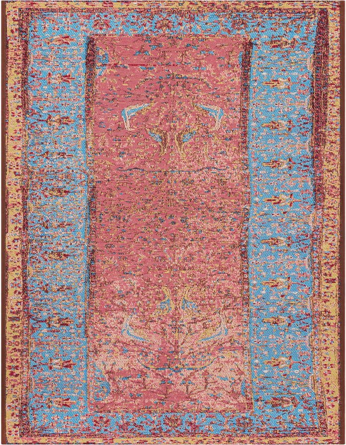 Detail image of 2' x 6' 1 Easy-Clean Traditional Indoor / Outdoor Runner Rug