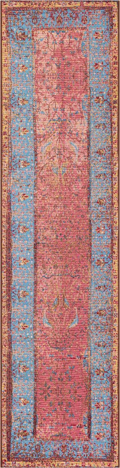 Detail image of 2' x 8' Easy-Clean Traditional Indoor / Outdoor Runner Rug