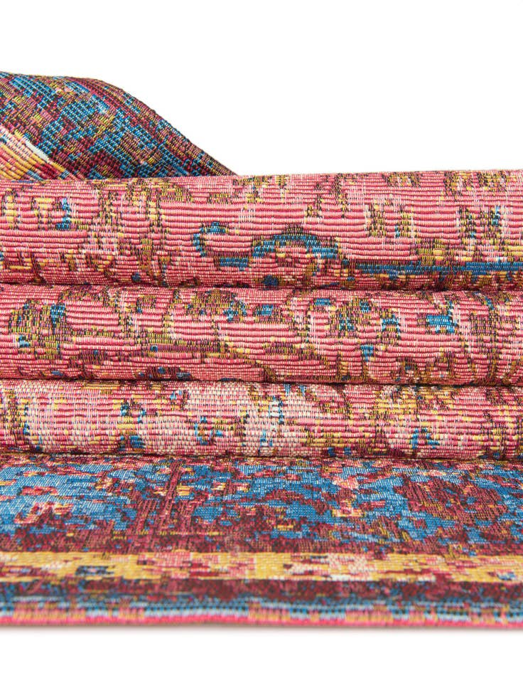 Detail image of 10' x 10' Easy-Clean Traditional Indoor / Outdoor Square Rug