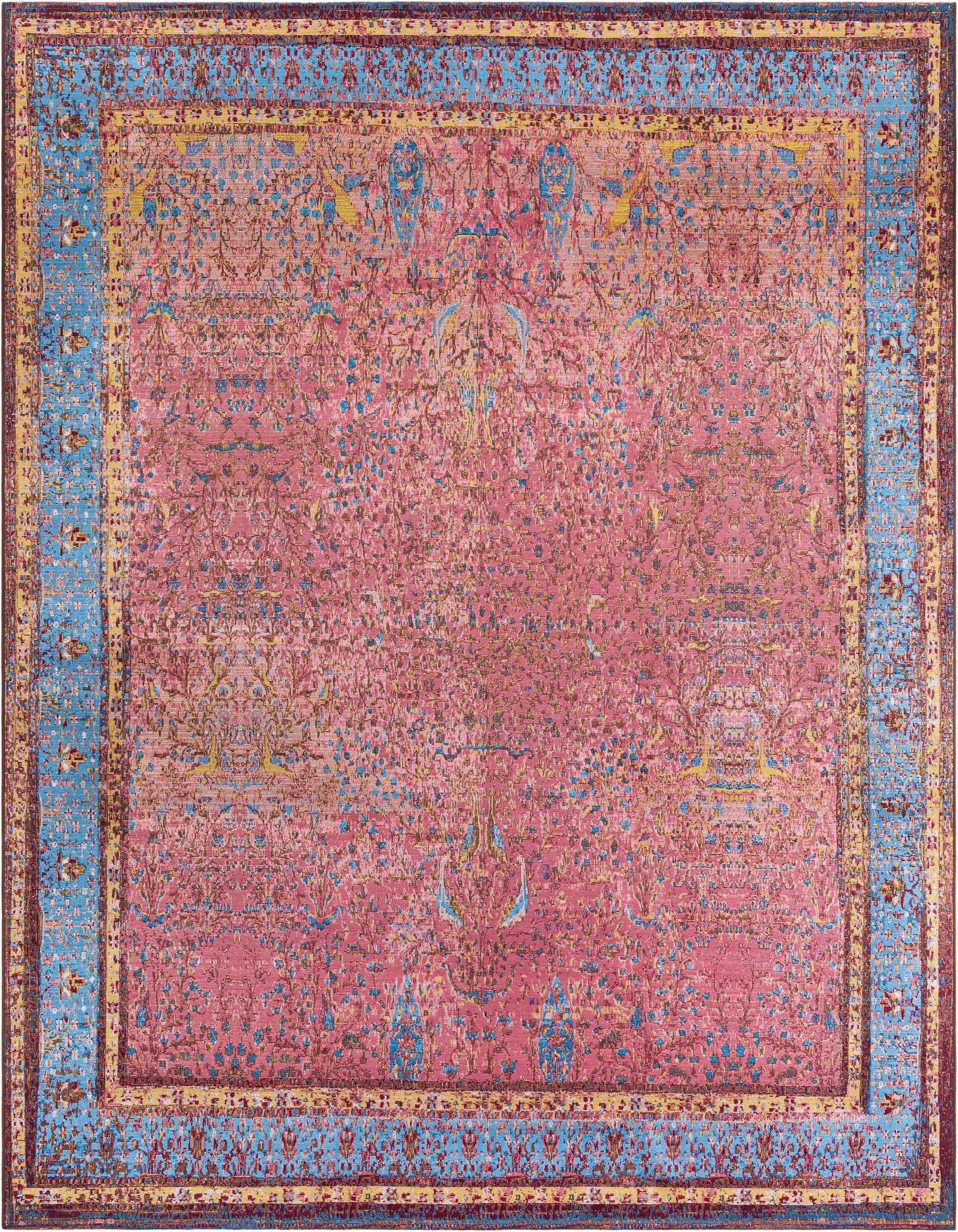 Primary image 10' x 10'  Washable Traditional Indoor / Outdoor Square Rug