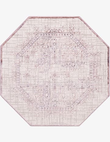Violet Chesterfield Octagon Rug