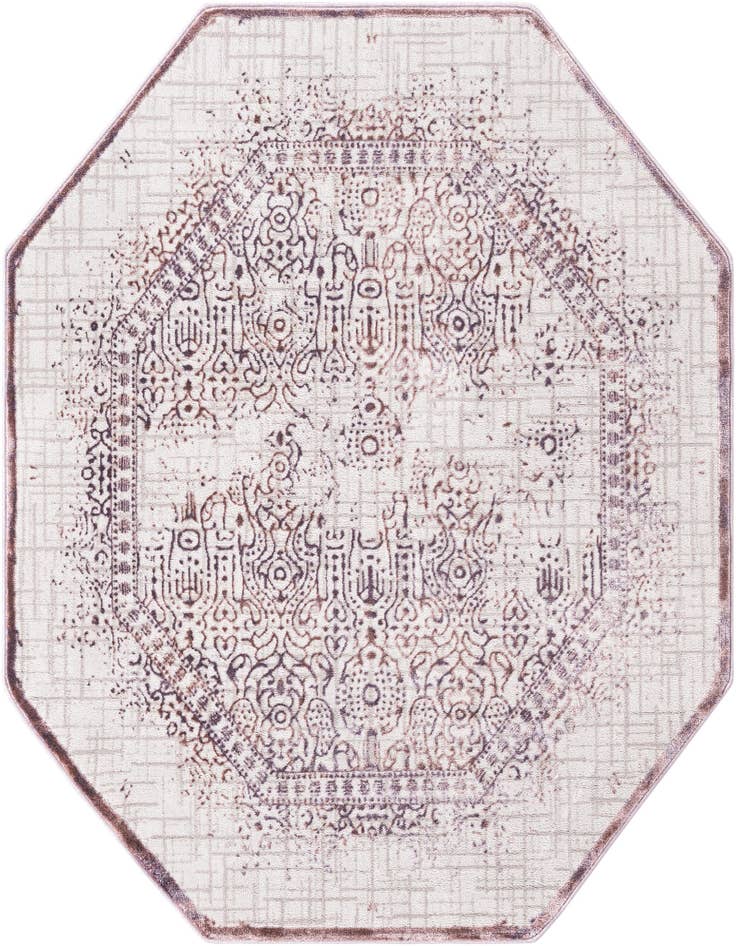 Detail image of 5' 3 x 5' 3 Derbyshire Octagon Rug