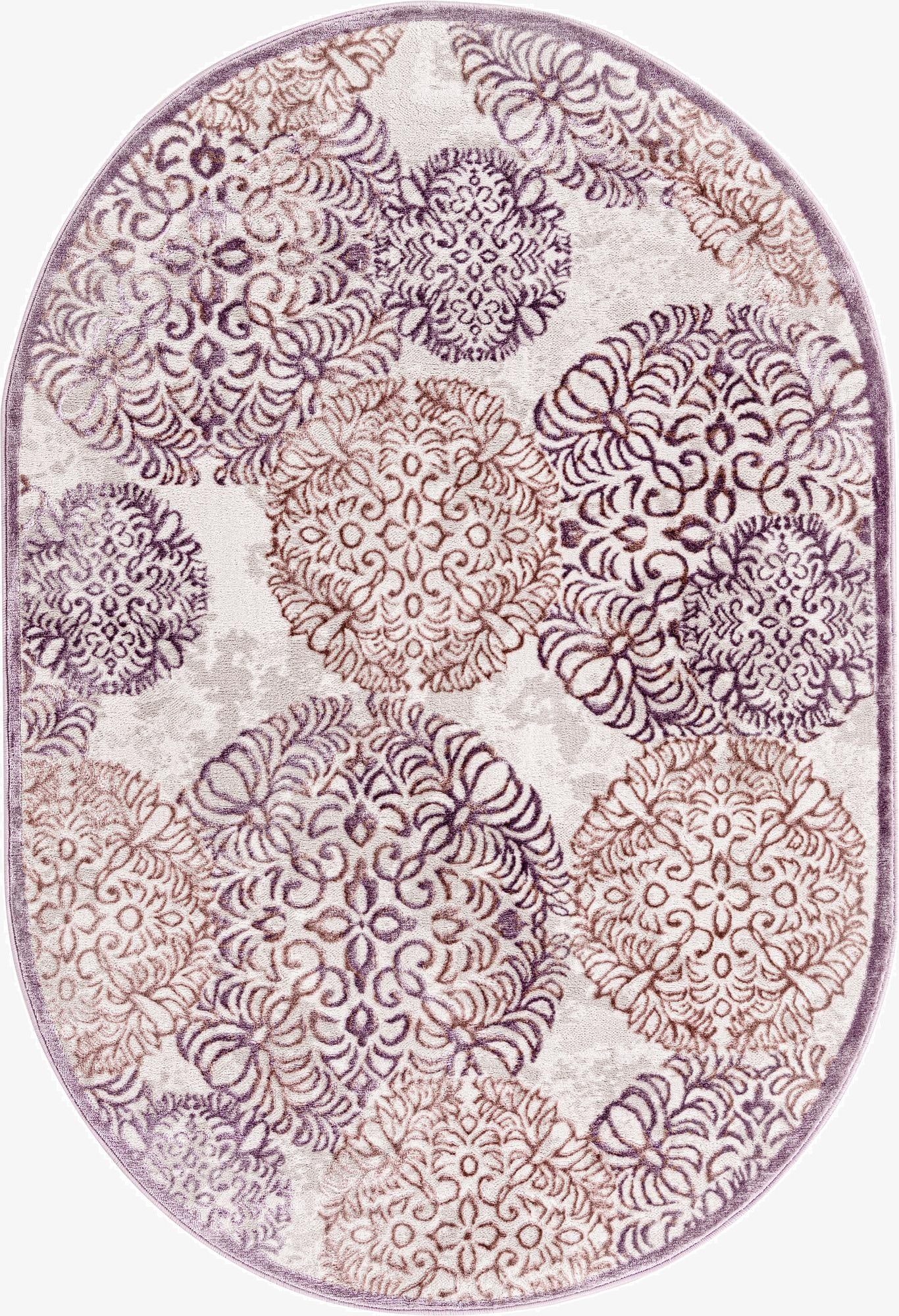 4' x 6' Chesterfield Oval Rug