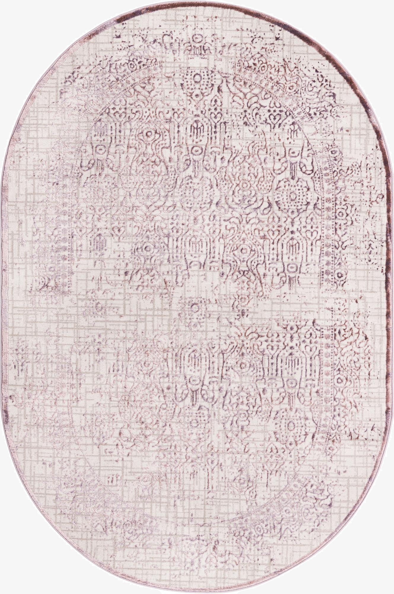 5' 3 x 8' Chesterfield Oval Rug