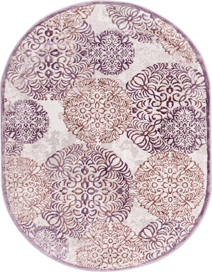 Detail image of 4' x 6' Derbyshire Oval Rug